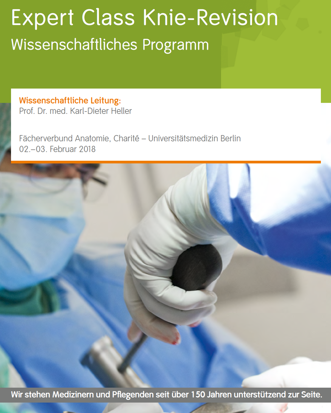 Herr Dr. Sax hat erfolgreich beim Knie Revisionskurs für Experten teilgenommen.